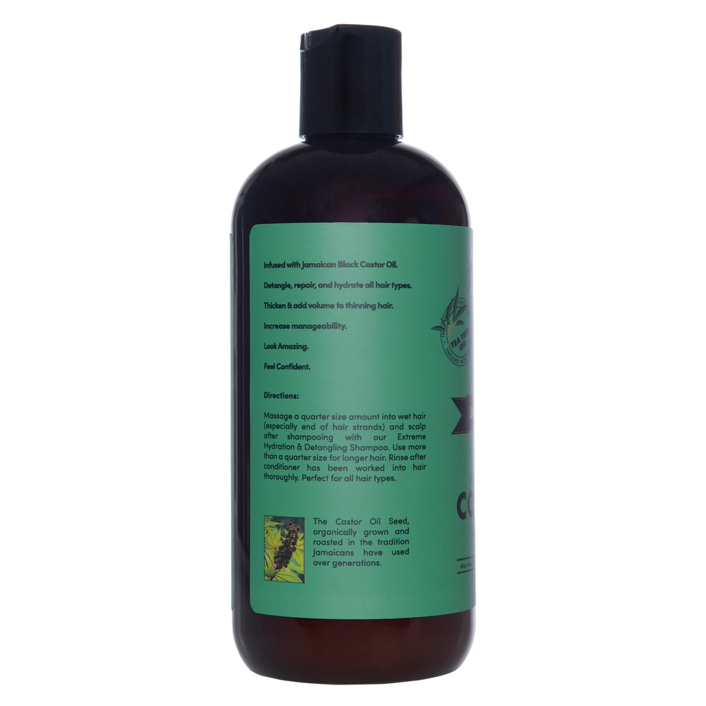 Sunny Isle Jamaican Black Castor Oil Tea Tree Mint Extreme Hydration and Detangling Conditioner 12oz left