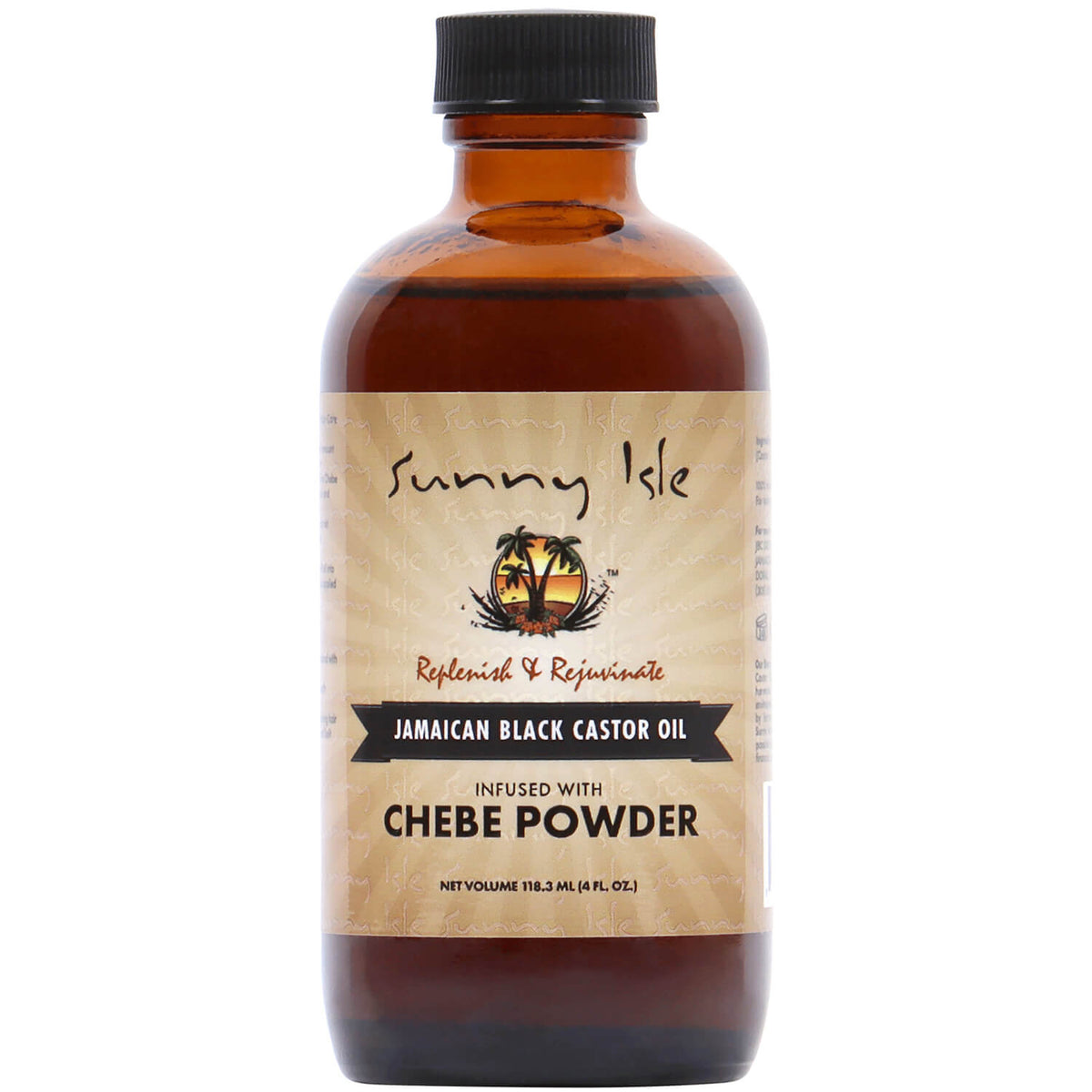Sunny Isle Jamaican Black Castor Oil Infused with Chebe Powder 4oz