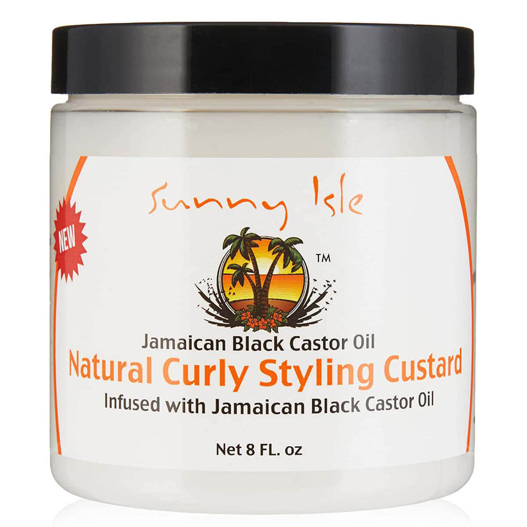 Sunny Isle Jamaican Black Castor Oil Curly Styling Custard 8oz
