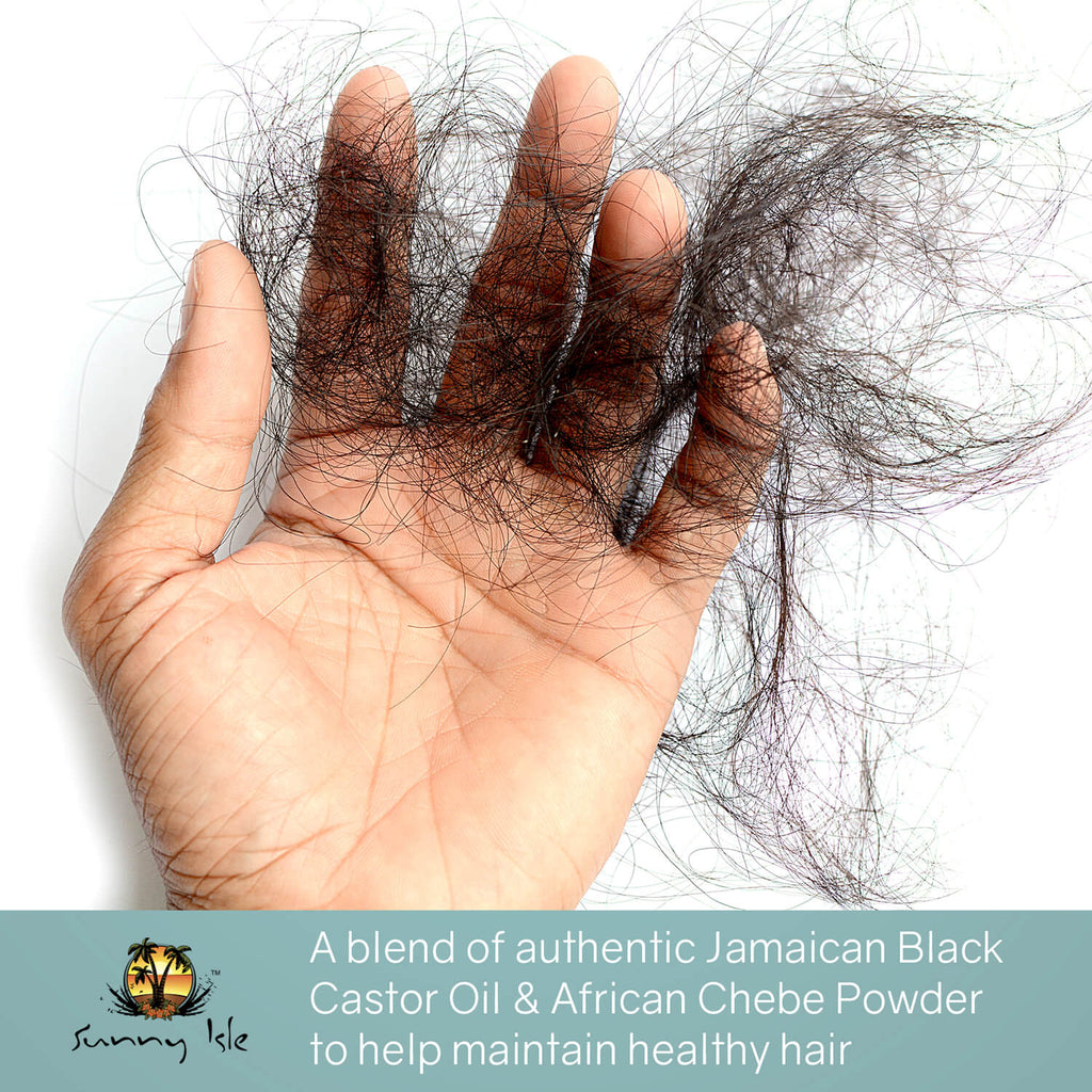 Sunny Isle Jamaican Black Castor Oil Infused with Chebe Powder 4oz