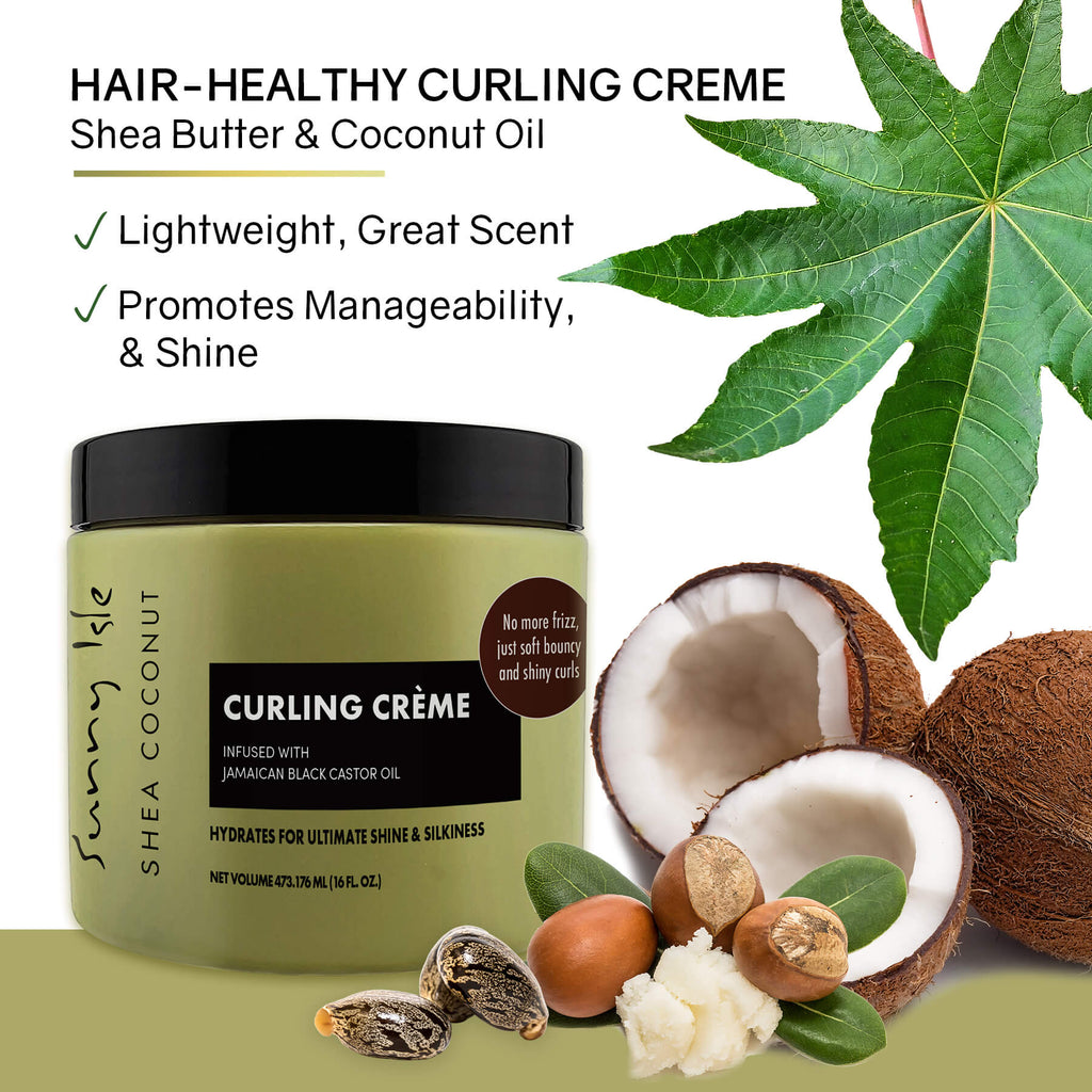 Sunny Isle Shea Coconut Curling Creme 16oz