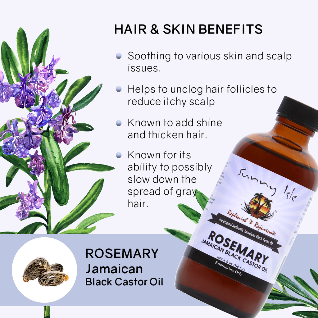 Sunny Isle Rosemary Jamaican Black Castor Oil