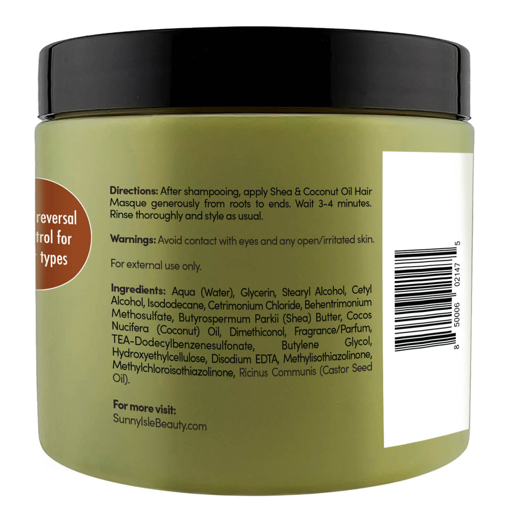 Sunny Isle Shea Coconut Intensive Repair Masque 16oz
